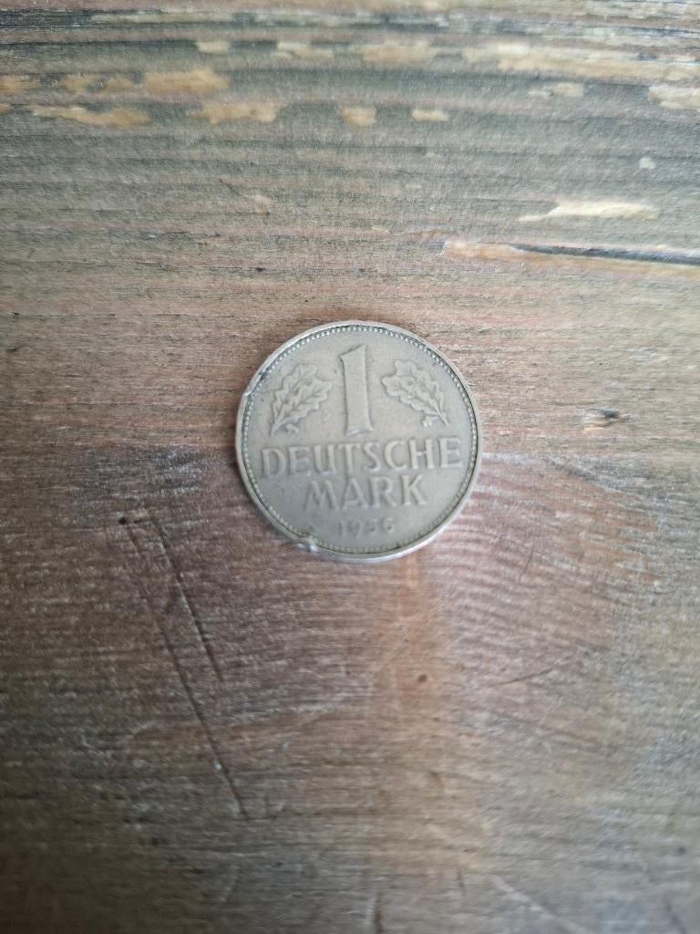 Muntstuk 1 Deutsche Mark, Ophalen of Verzenden, Duitsland