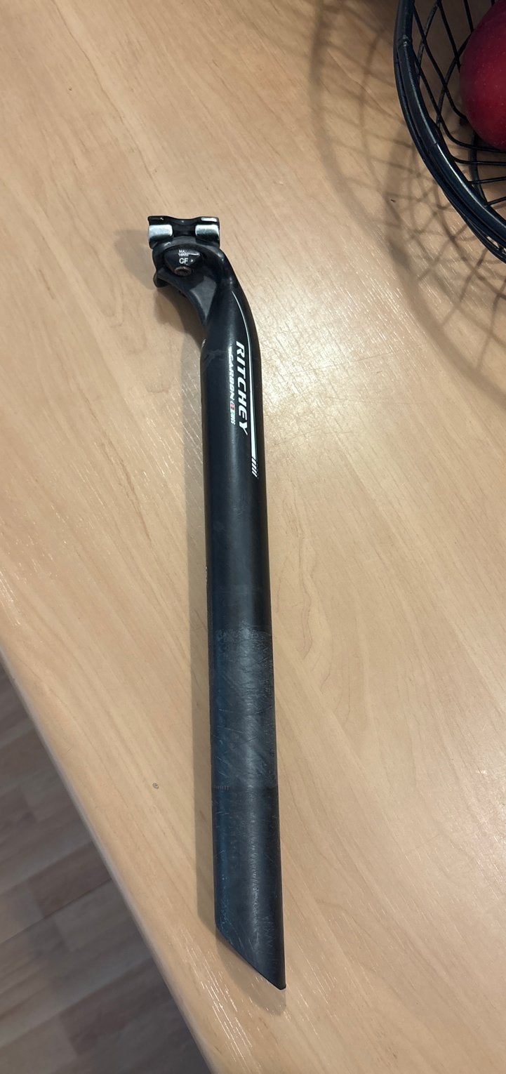 Ritchey Carbon WCS Zadelpen 34,9 (Scott Scale), Gebruikt, Overige typen, Ophalen of Verzenden, Mountainbike