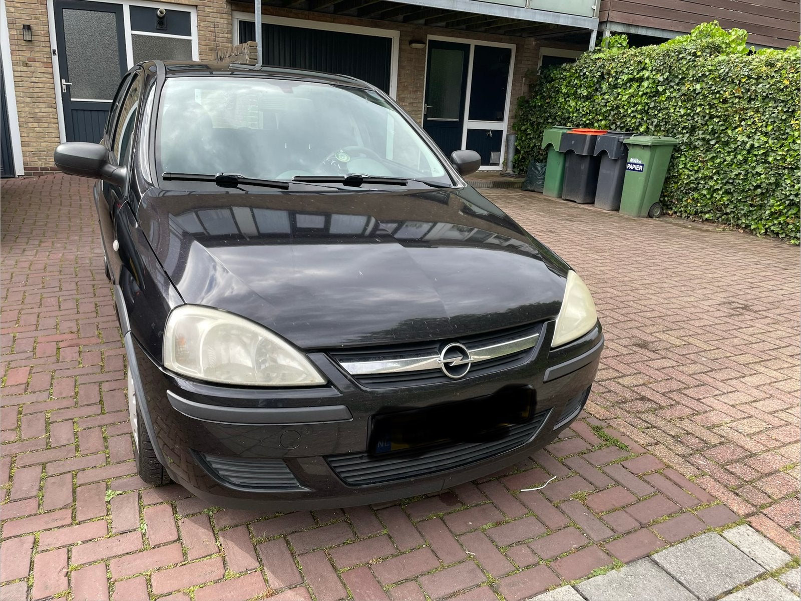Opel Corsa 1.2 16V Twinport 5D 2005 Zwart, Voorwielaandrijving, 31 €/maand, 1229 cc, Zwart