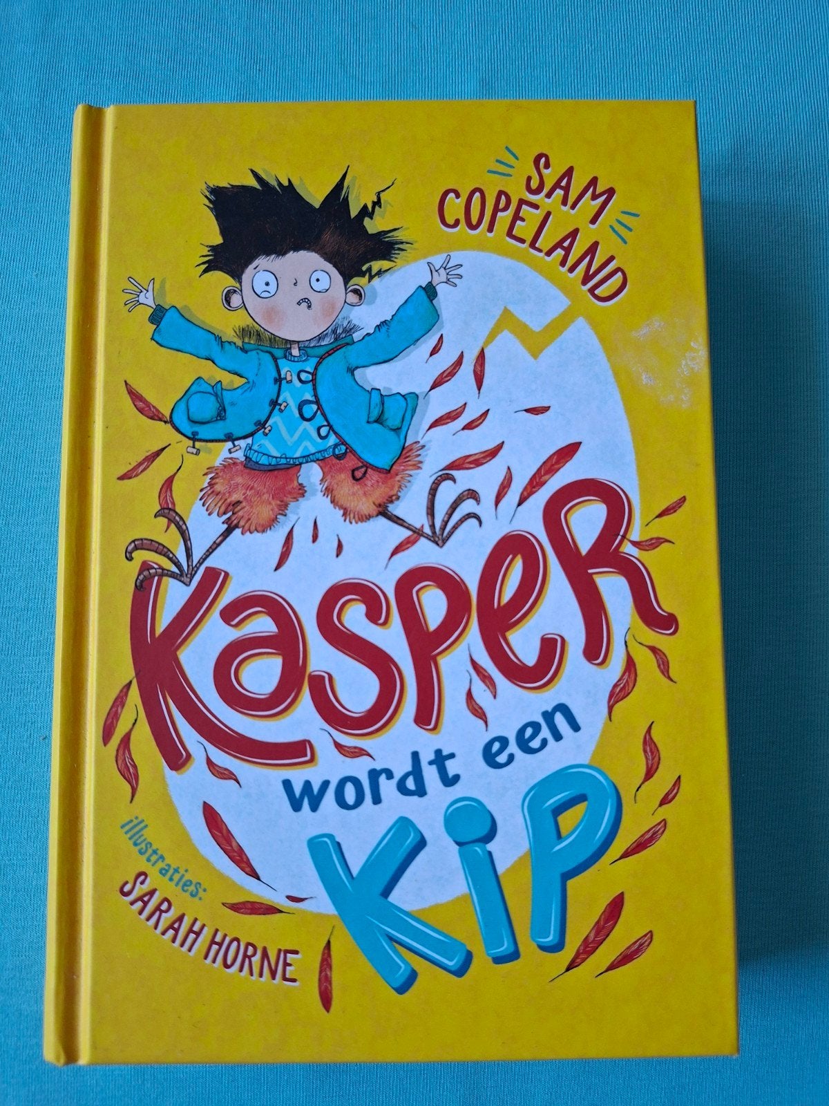 Kasper wordt een kip - Sam Copeland, Boeken, Ophalen, Zo goed als nieuw, Sam Copeland, Fictie algemeen