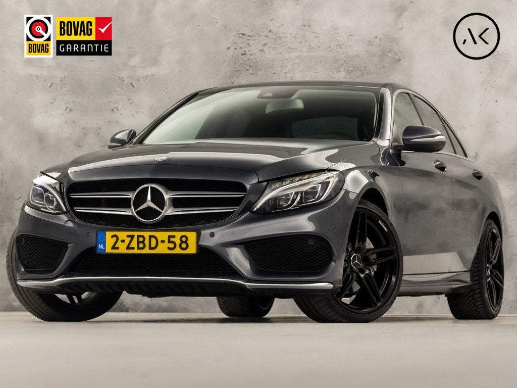 Mercedes-Benz C-Klasse 180 AMG Sport 156Pk Automaat (NAVIGAT, Auto's, Mercedes-Benz, Automaat, 12 maanden, Bedrijf, Sedan