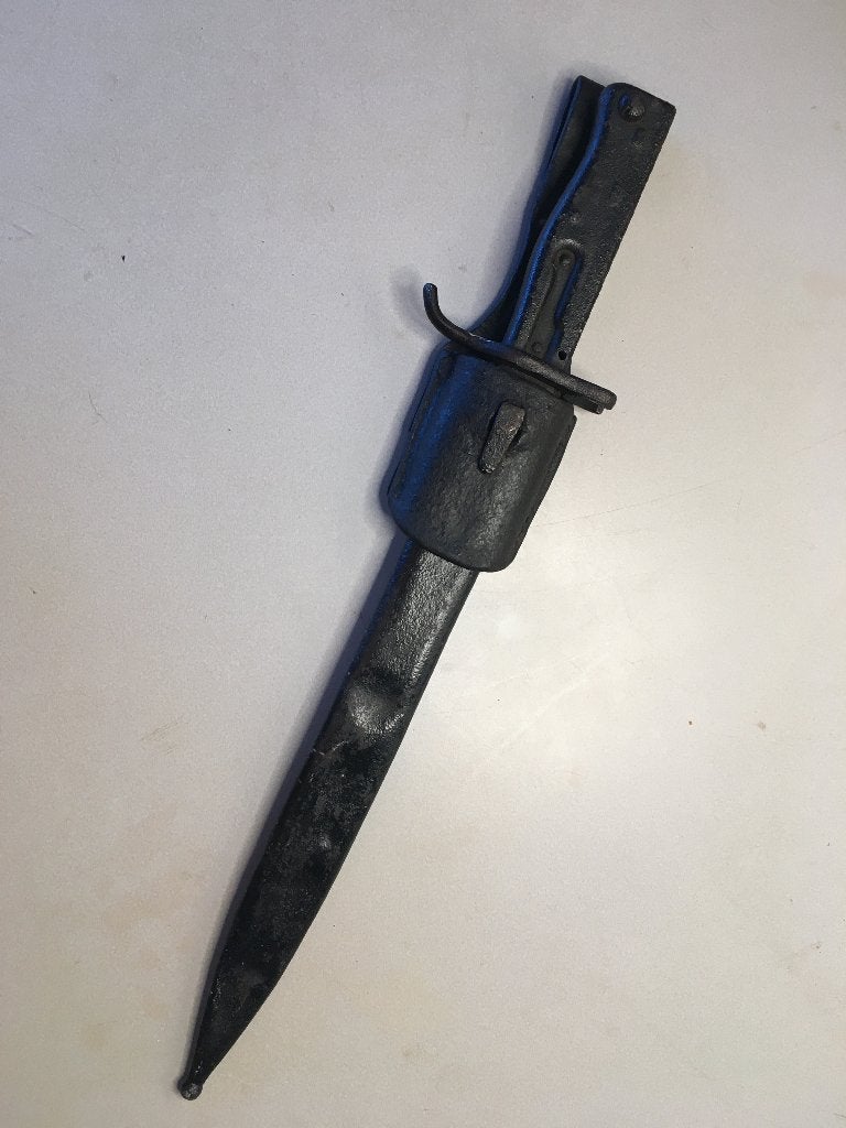 Zeldzame ersats bajonet WO1 met schede, Ophalen, Landmacht, Mes of Dolk
