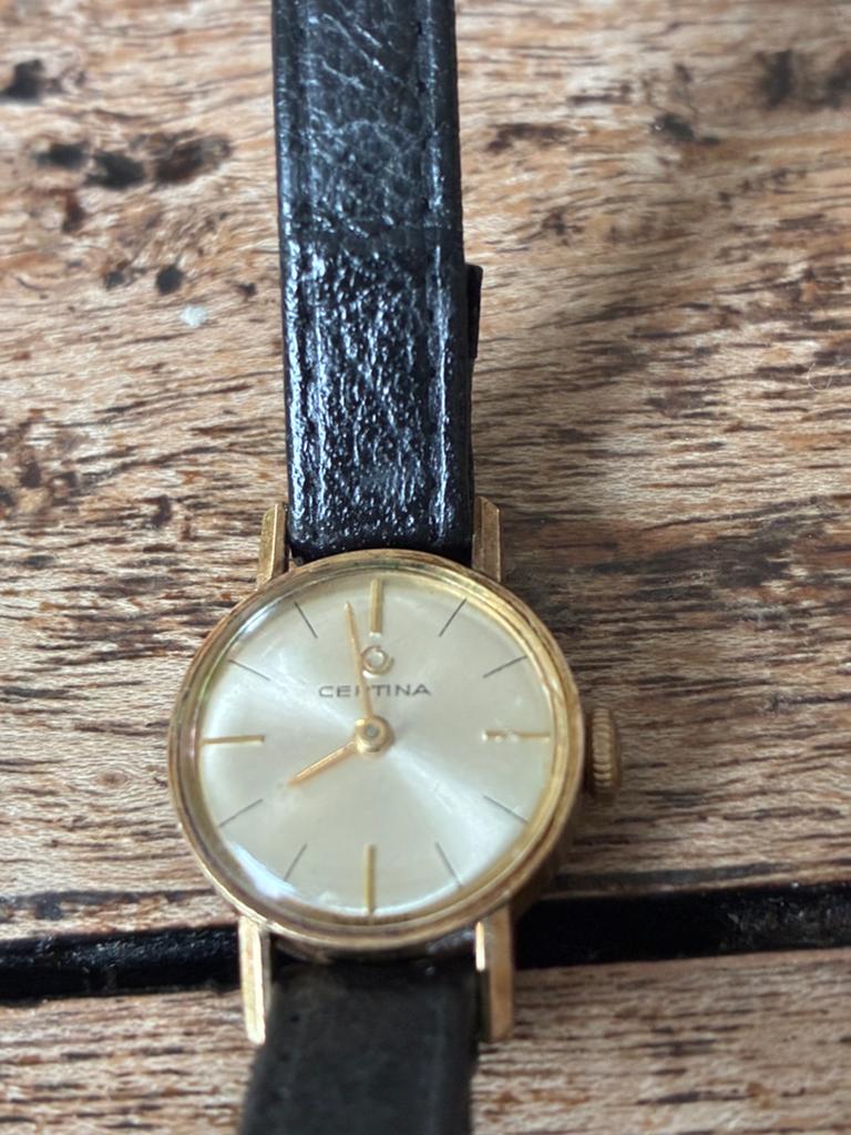 Vintage Certina dameshorloge (Zwitsers), Ophalen of Verzenden, Staal, Overige merken, 1960 of later