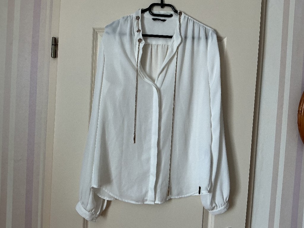 Creme blouse van Gisel. Maat L, Kleding | Dames, Maat 38/40 (M), Beige, Gisel, Ophalen of Verzenden