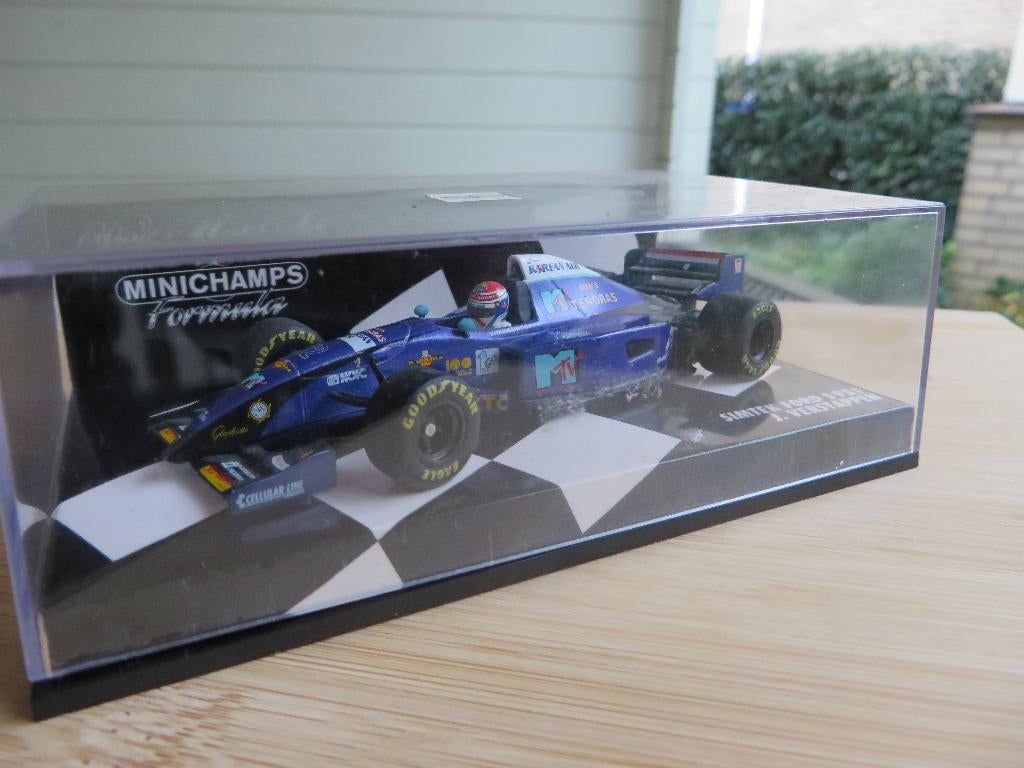 Minichamps 1:43 Jos Verstappen Simtek Ford S 951 , Hobby en Vrije tijd, Modelauto's | 1:43, Ophalen of Verzenden, Nieuw, Auto