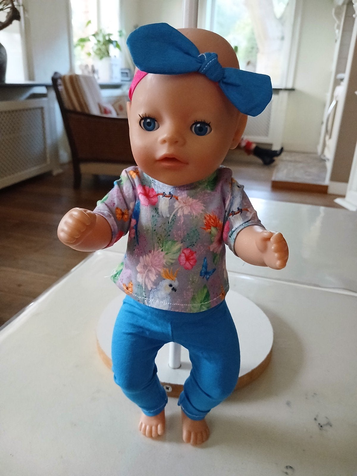 3 delig bliemen set baby born pop 36/38, Ophalen of Verzenden, Nieuw, Babypop