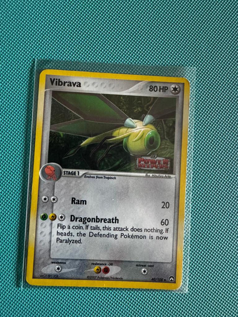 Pokemon vibrava power keepers stamped #40, Ophalen of Verzenden, Zo goed als nieuw