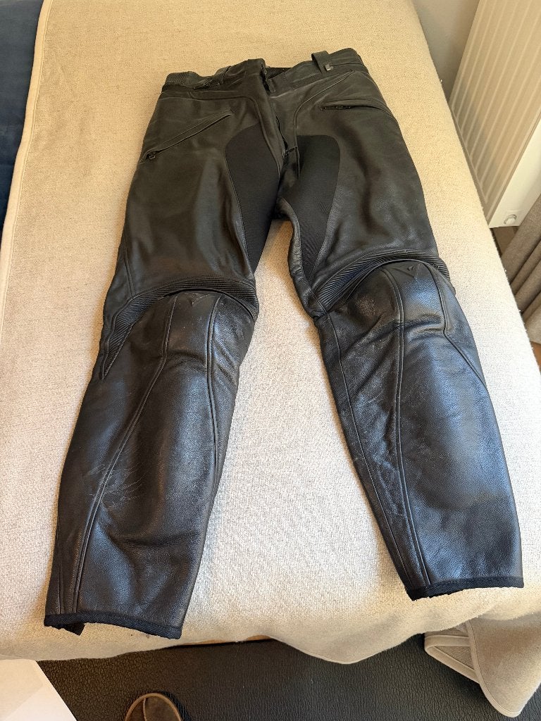 leren motorbroek, Dainese, Broek | leer, Heren, Ophalen of Verzenden