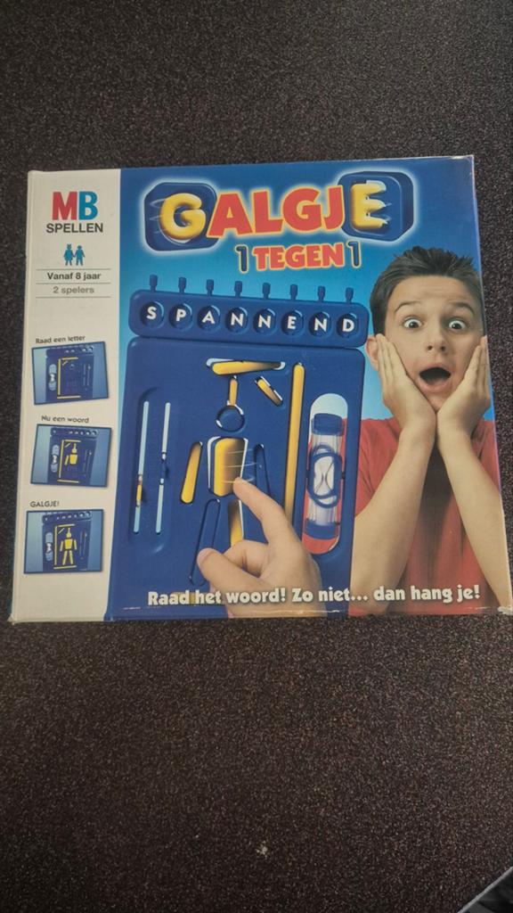 Galgje, 2 spelers, Ophalen of Verzenden, Zo goed als nieuw, Vanaf 3 jaar