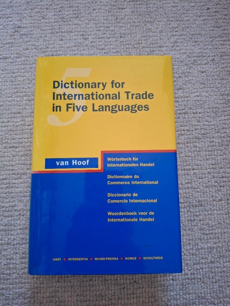 Dictionary for International Trade in Five Languages, Verzenden, Zo goed als nieuw, Overige uitgevers