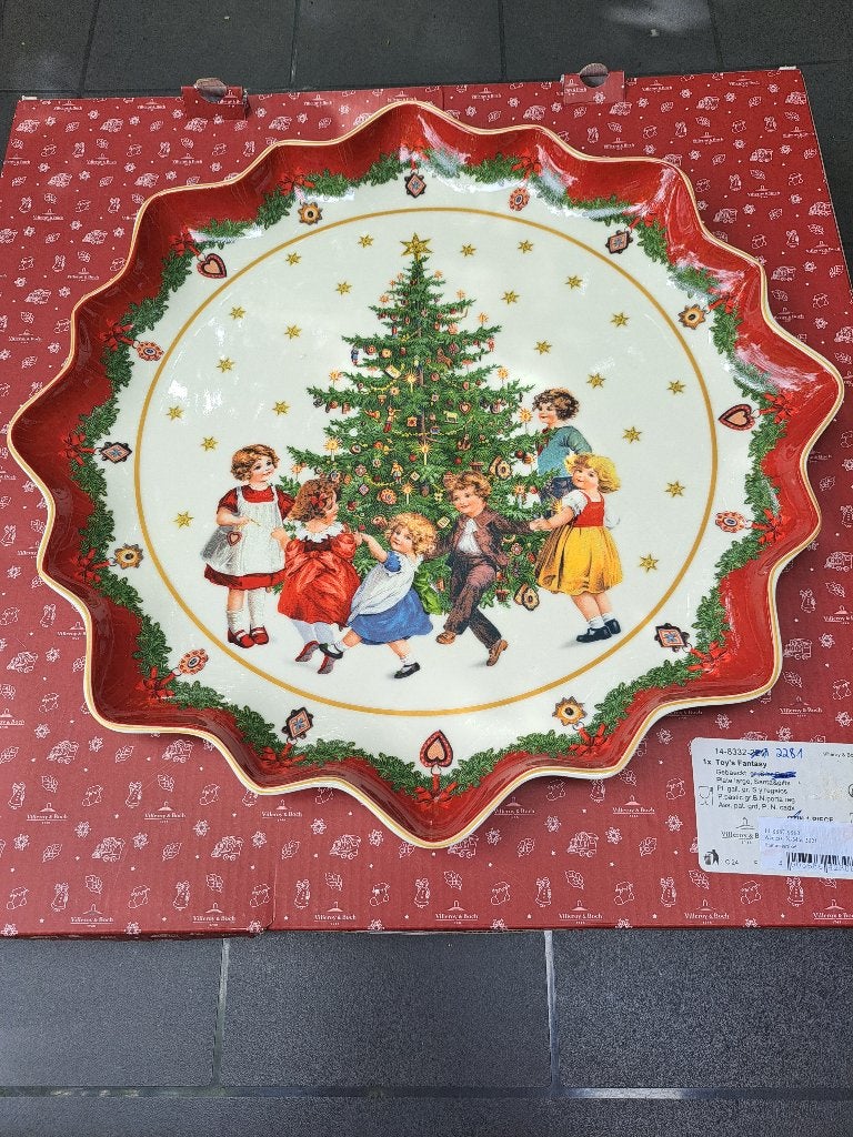 NIEUW IN DOOS grote Villeroy en Boch schaal, Diversen, Ophalen of Verzenden, Zo goed als nieuw