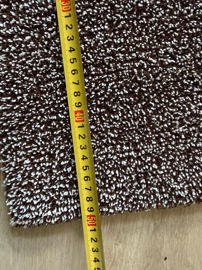 Jemako Deurmat Bruin/Wit - Schoonloopmat & Droogloopmat, Tuin en Terras, Binnen, Gebruikt, Nylon, Ophalen of Verzenden