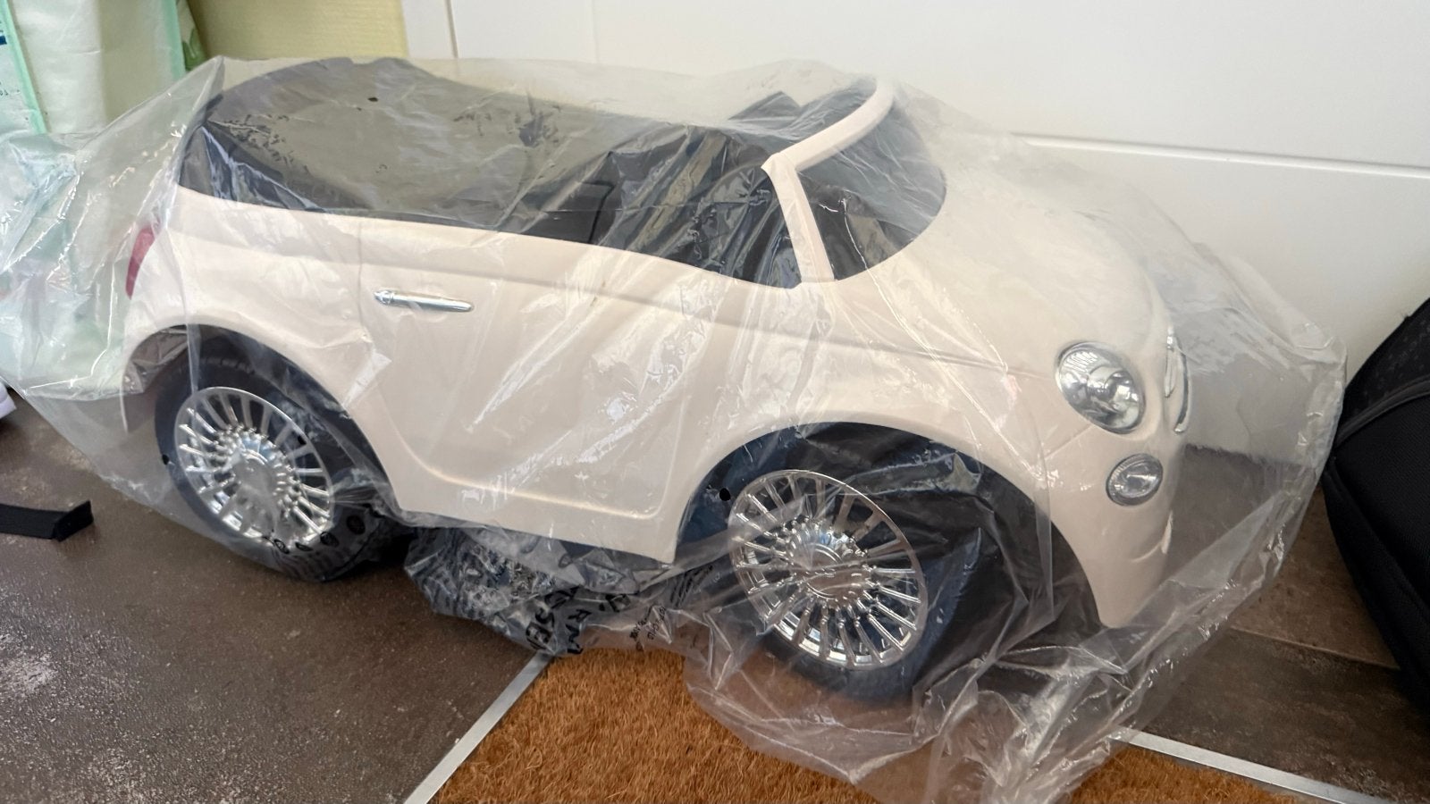 Nieuwe Fiat 500 loopauto met stuurtje, Ophalen, Nieuw, Loopvoertuig