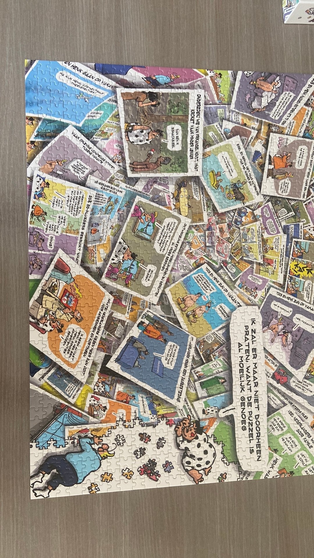 Legpuzzel 1000 stukjes TOOS & HENK, Ophalen, 500 t/m 1500 stukjes, Zo goed als nieuw