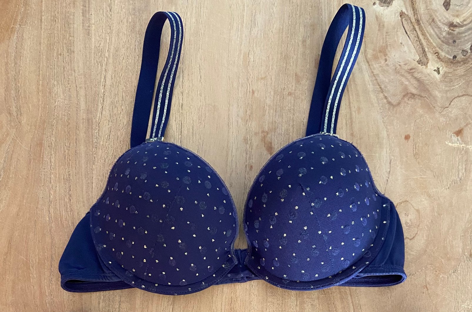 Marlies Dekkers - Petit Point - Evening Blue - push-up (75B), Ophalen, Blauw, BH