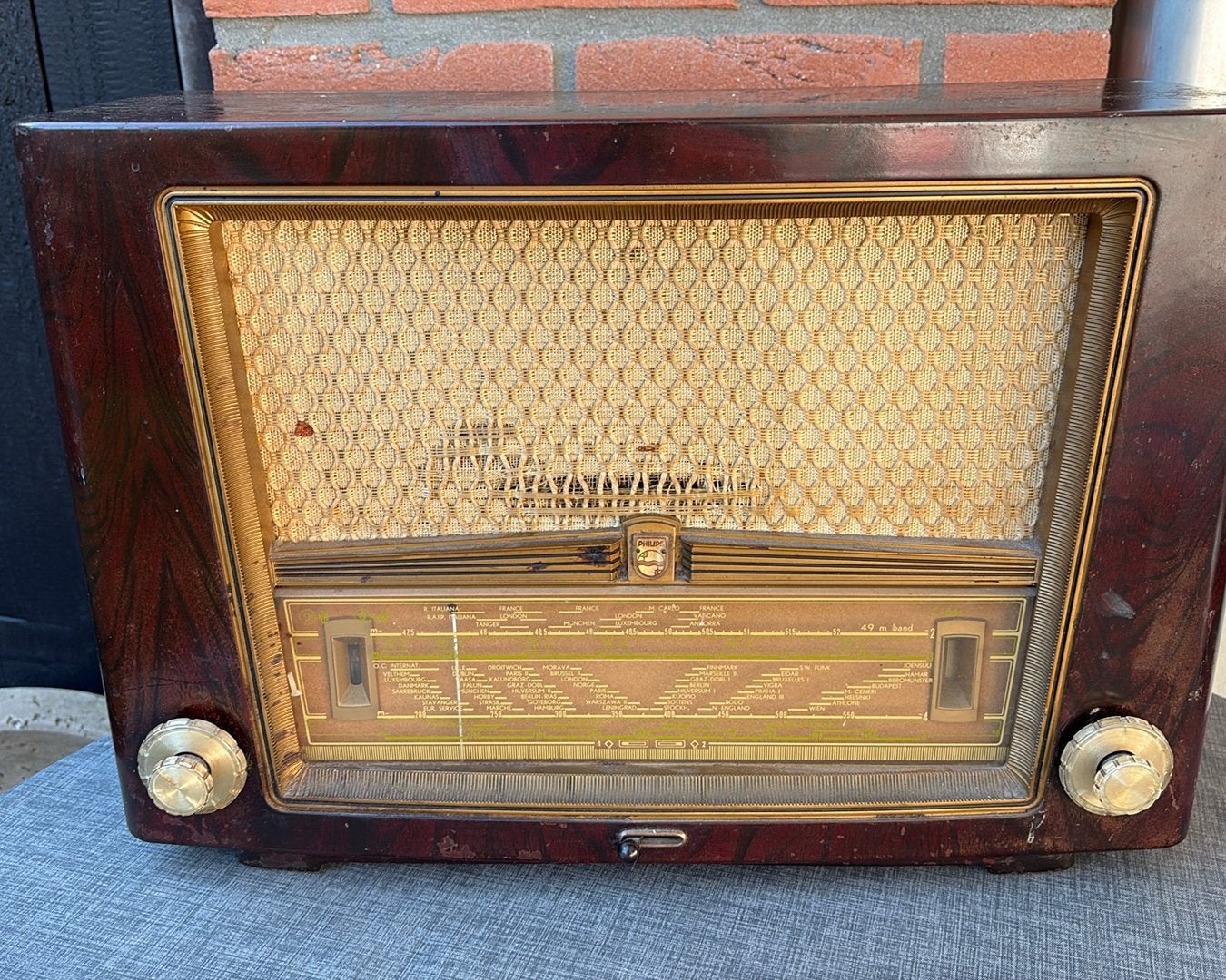 RADIO VINTAGE PHILIPS, Ophalen