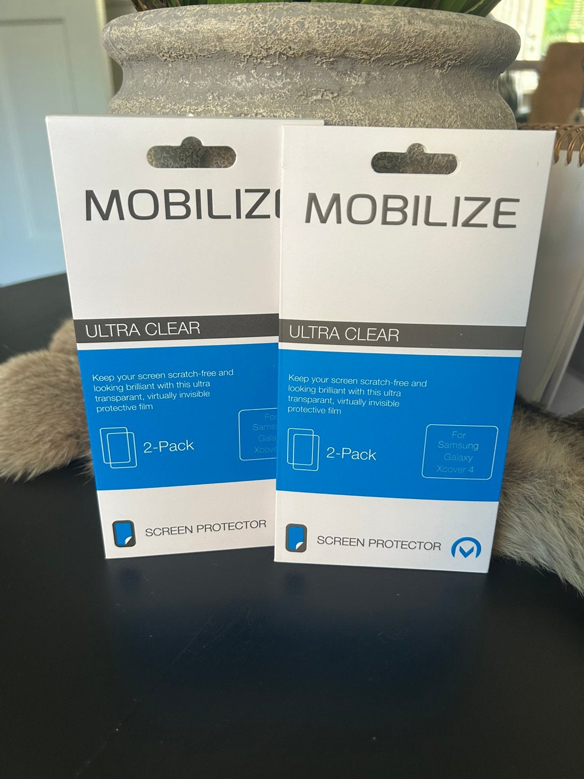 Nieuw! Screenprotector Samsung Galaxy Xcover 4, Overige modellen, Zwart, Nieuw, Ophalen of Verzenden