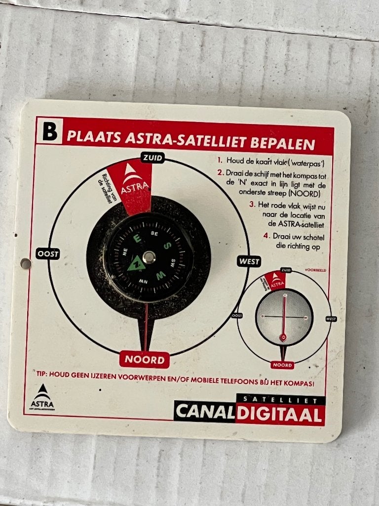 Astra Satelliet Zoeker Kompas Canal Digitaal, Ophalen of Verzenden, Nieuw