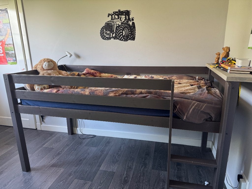 Halfhoogslaper, Ophalen, Eenpersoons, 210 cm, Minder dan 160 cm