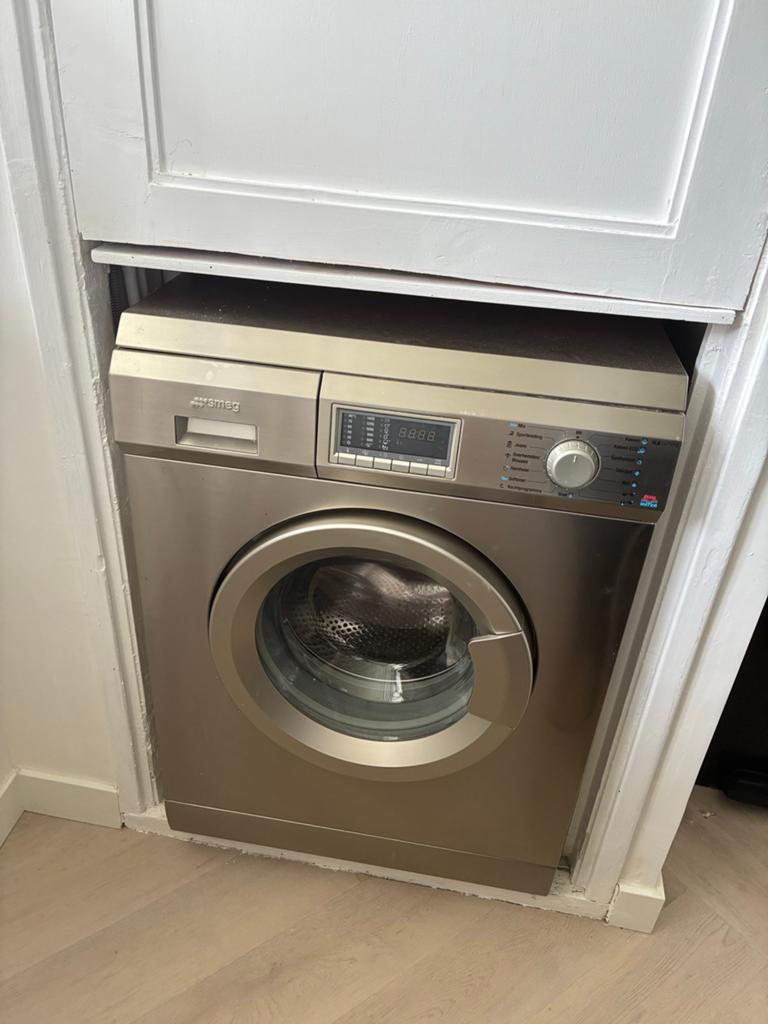 Smeg SLB147XNL Wasmachine ( stinkt), Witgoed en Apparatuur, Gebruikt, Ophalen of Verzenden, Voorlader, 85 tot 90 cm