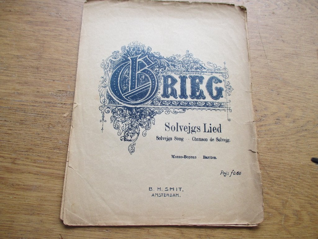 GRIEG - SOLVEJGS LIED, Ophalen of Verzenden, Gebruikt, Artiest of Componist, Populair