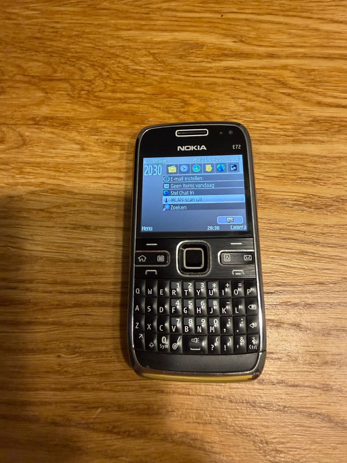 Nokia E72 - Klassieke zakelijke smartphone met QWERTY, Gebruikt, 3 tot 6 megapixel, Ophalen of Verzenden, Klassiek of Candybar