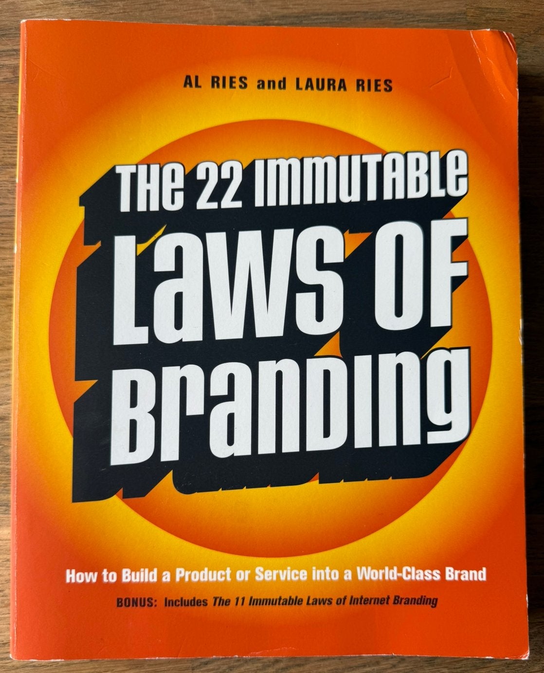 The 22 immutable laws of branding, Ophalen of Verzenden, Zo goed als nieuw