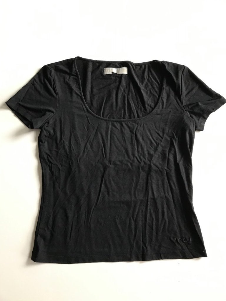 Tshirt zwart iceberg maat 38, Maat 38/40 (M), Zwart, Ophalen of Verzenden, Korte mouw