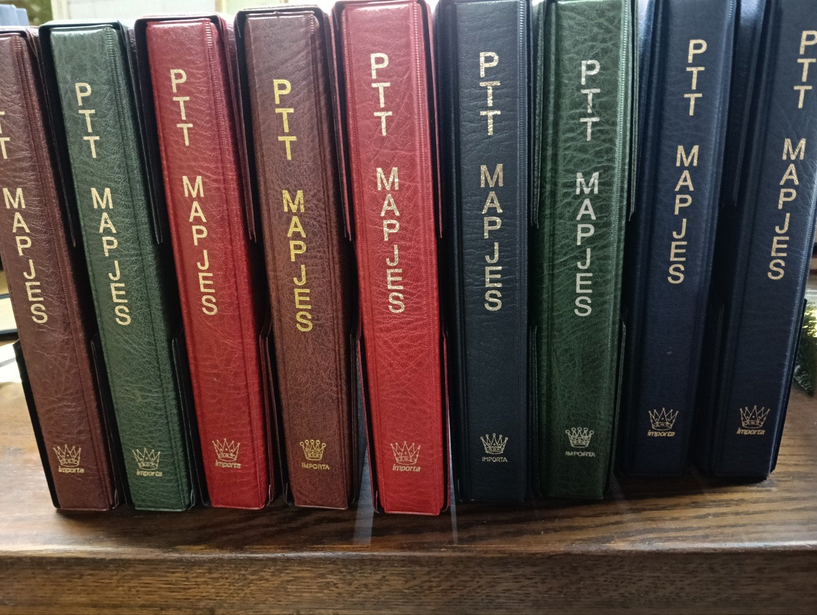 ptt mapjes nl van nr 1 tm 246 in 9 luxe album ,spotprijsje, Ophalen of Verzenden, Verzamelalbum