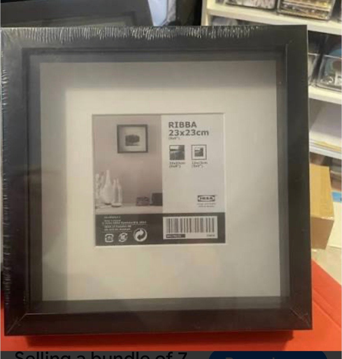 GEZOCHT: 2x Ikea Ribba 23x23 zwart, Audio, Tv en Foto, Fotografie | Fotolijsten, Ophalen, Zo goed als nieuw