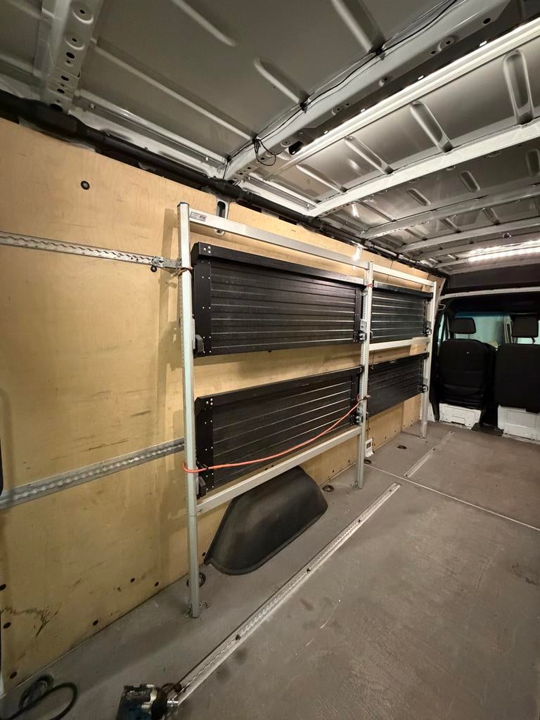 Inklapbare schappen voor bezorgbus (PostNL/DHL/DPD/GLS), Ophalen of Verzenden