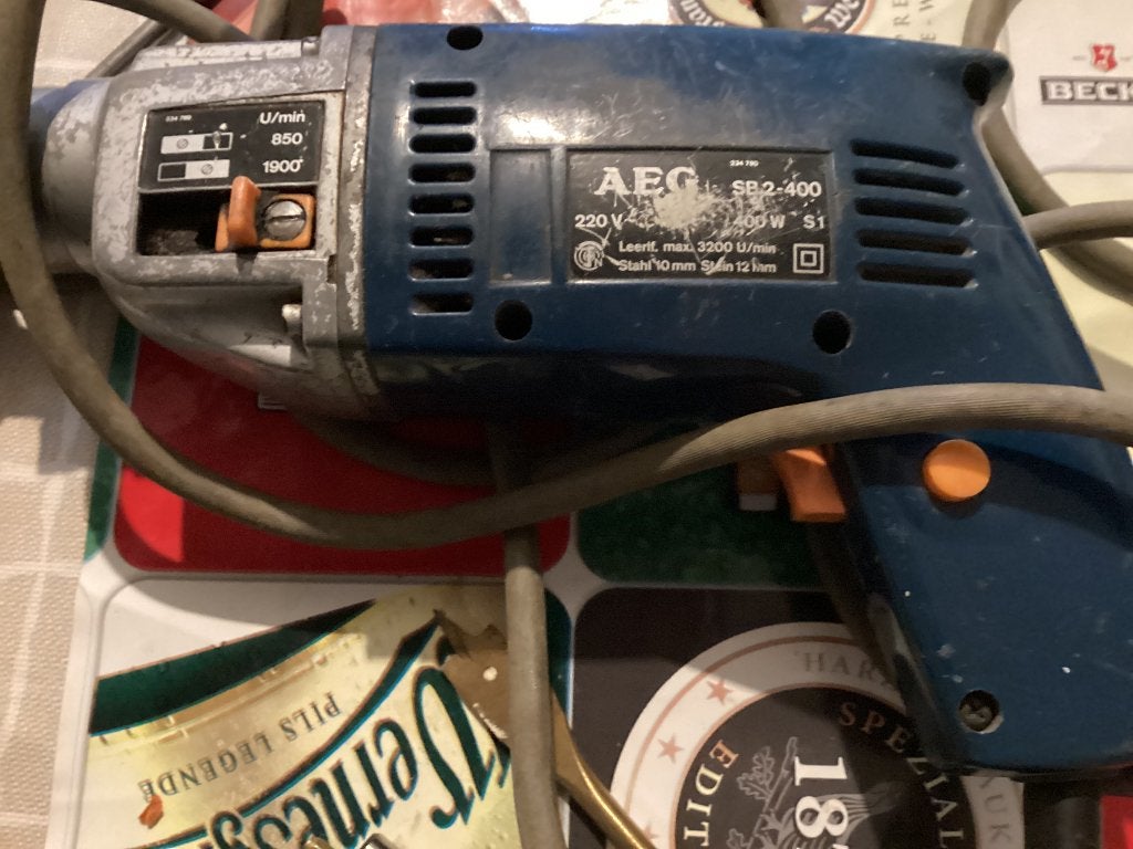 Accu boor ,aeg klopboor Stihl electrische,kettingzaag., Ophalen, Nieuw, Boor- en Schroefmachine, Klopboormechanisme
