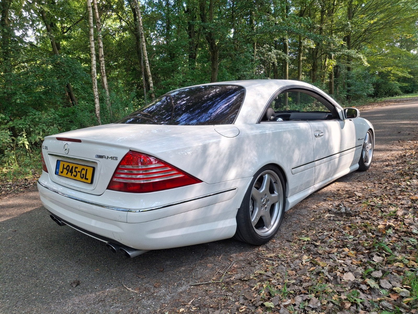 Youngtimer  Cl55 AMG 501 pk inruil grijskenteken mogelijk., Auto's, Automaat, Achterwielaandrijving, 4 stoelen, Leder