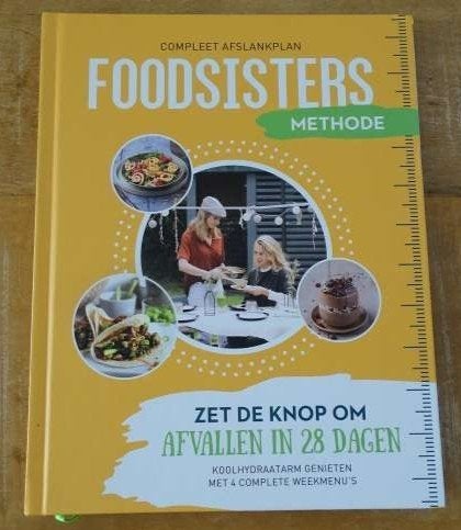 Foodsisters methode afvallen in 28 dagen weekmenu's, Ophalen of Verzenden, Zo goed als nieuw, Dieet en Voeding, FoodSisters