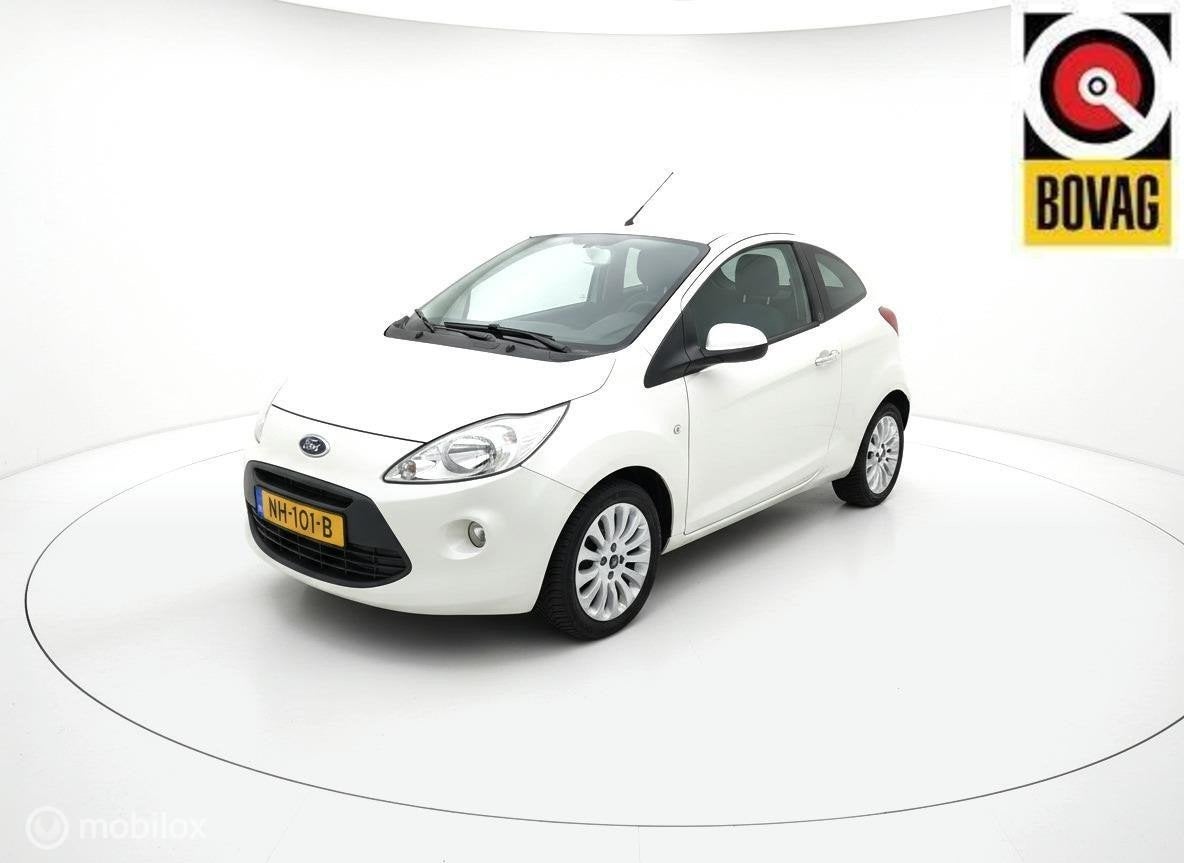 Ford Ka 1.2 Titanium 2016 78000KM/AIRCO/PDC/STOELVERWARMING!, Voorwielaandrijving, Gebruikt, 4 cilinders, 4 stoelen