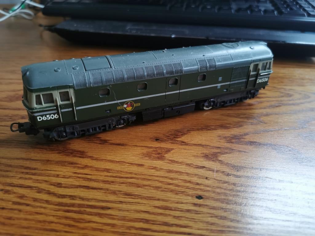 Lima Locomotief D6506 - Groen Dieselmodel, Gebruikt, Analoog, Ophalen of Verzenden, Lima