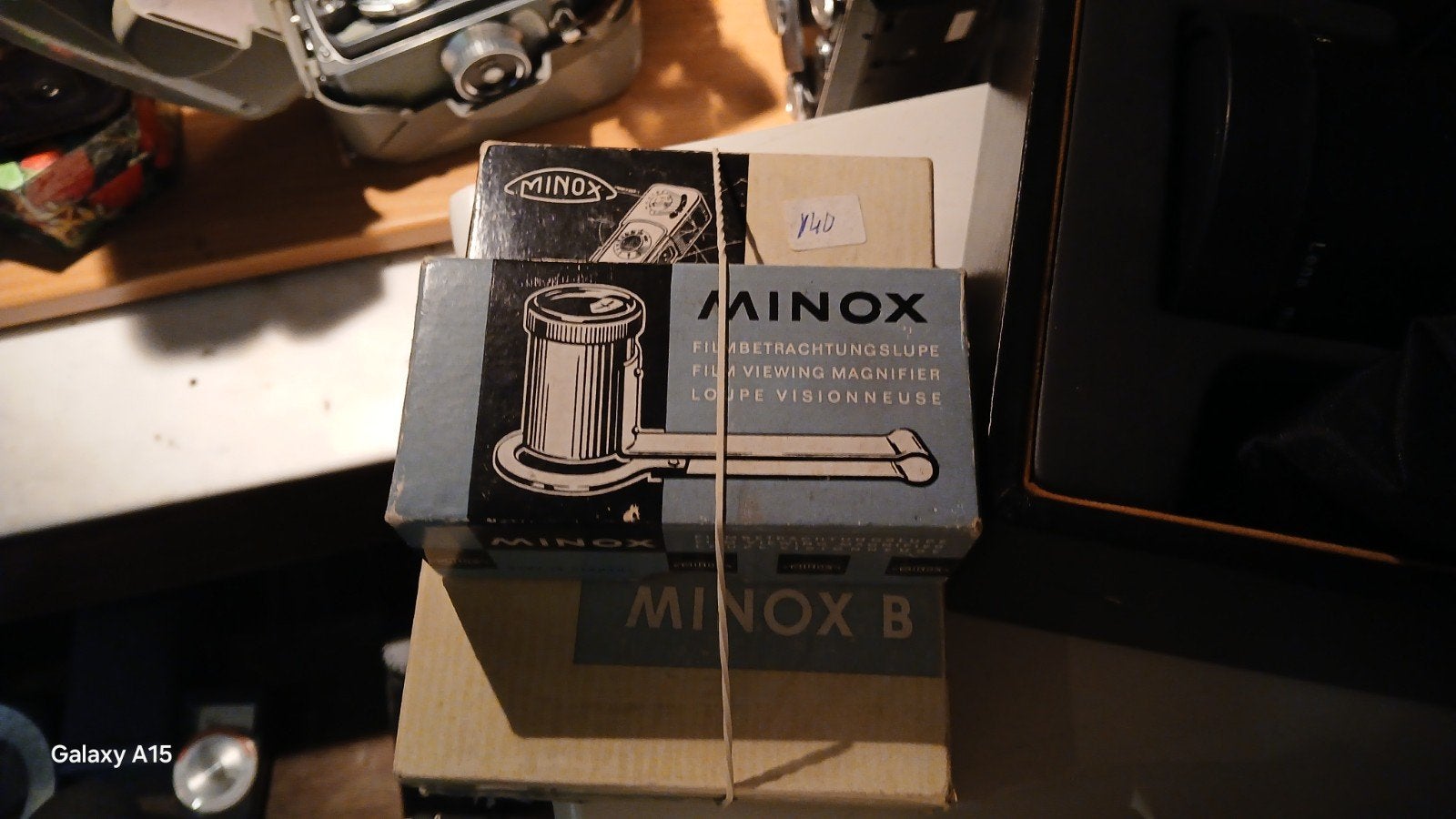 Minox B & Filmbeschouwingsloep / Film Viewing Magnifier, Ophalen of Verzenden, Zo goed als nieuw, Vergrotingsaccessoire