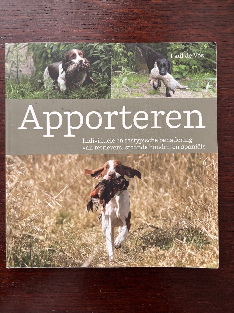 Jacht jagen jachtboeken.  Apporteren.  Paul de Vos., Ophalen of Verzenden, Gelezen, Honden