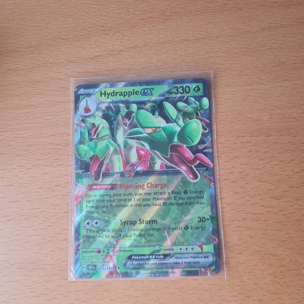 Prismatic evolutions Hydrapple, Ophalen of Verzenden, Nieuw, Losse kaart, Foil