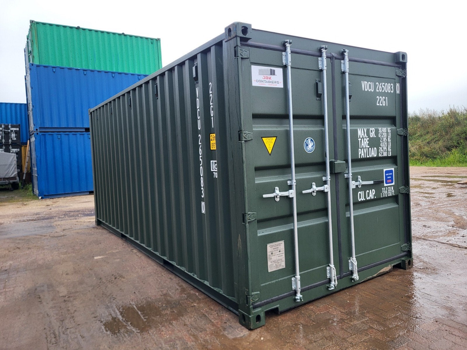 20ft container NIEUW | boerengroen | opslag | buitengebied, Zakelijke goederen, Machines en Bouw | Keten en Containers, Ophalen of Verzenden