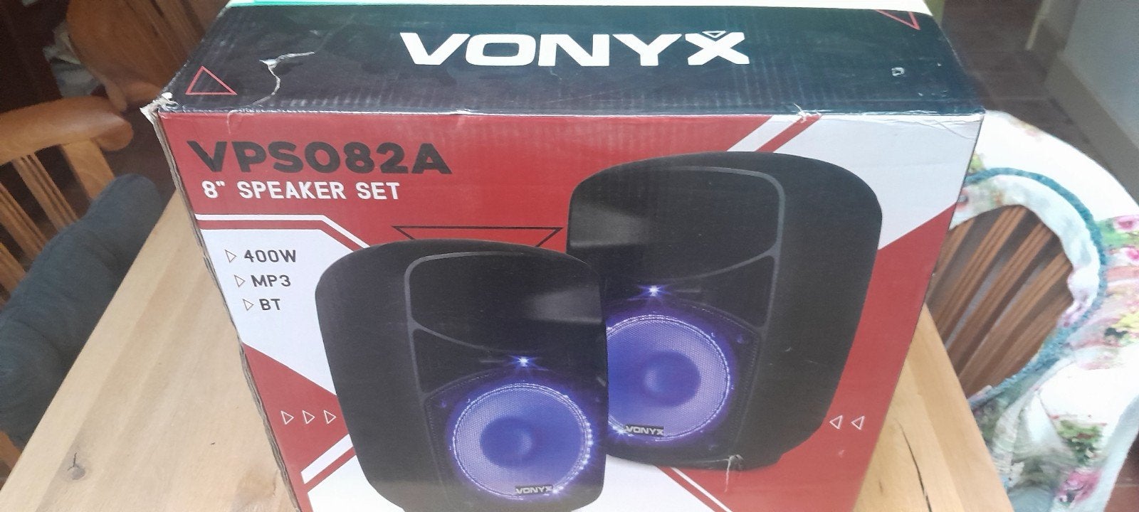 vonyx vps082A, Audio, Tv en Foto, Luidsprekers, Speakerset, Zo goed als nieuw, Bluetooth, Ophalen