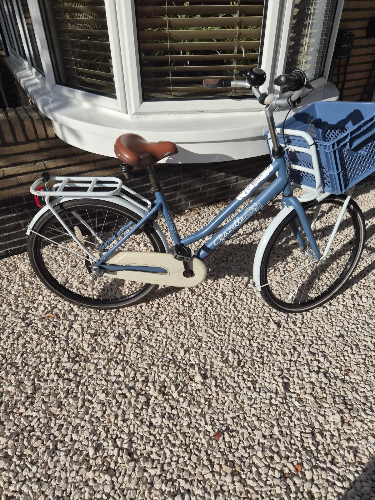Gazelle Miss Grace damesfiets met voordrager, Terugtraprem, Gebruikt, Ophalen of Verzenden, Minder dan 47 cm