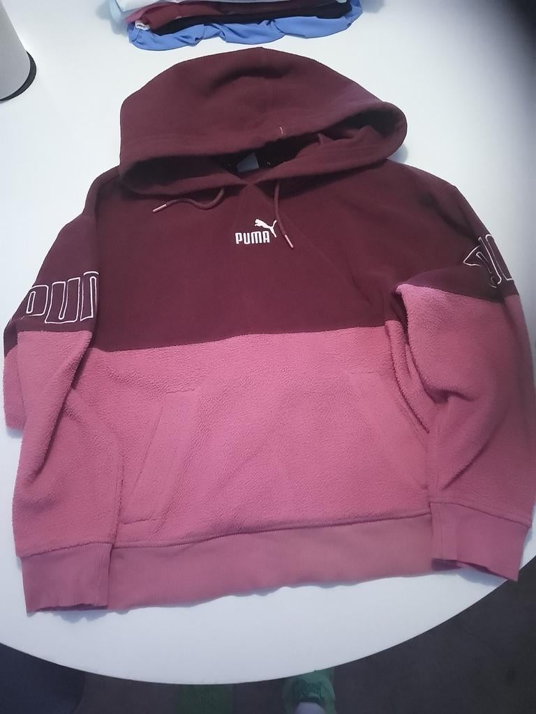 Puma Hoodie - Bordeauxrood & Roze - Maat XS, Puma, Ophalen of Verzenden, Roze, Maat 34 (XS) of kleiner