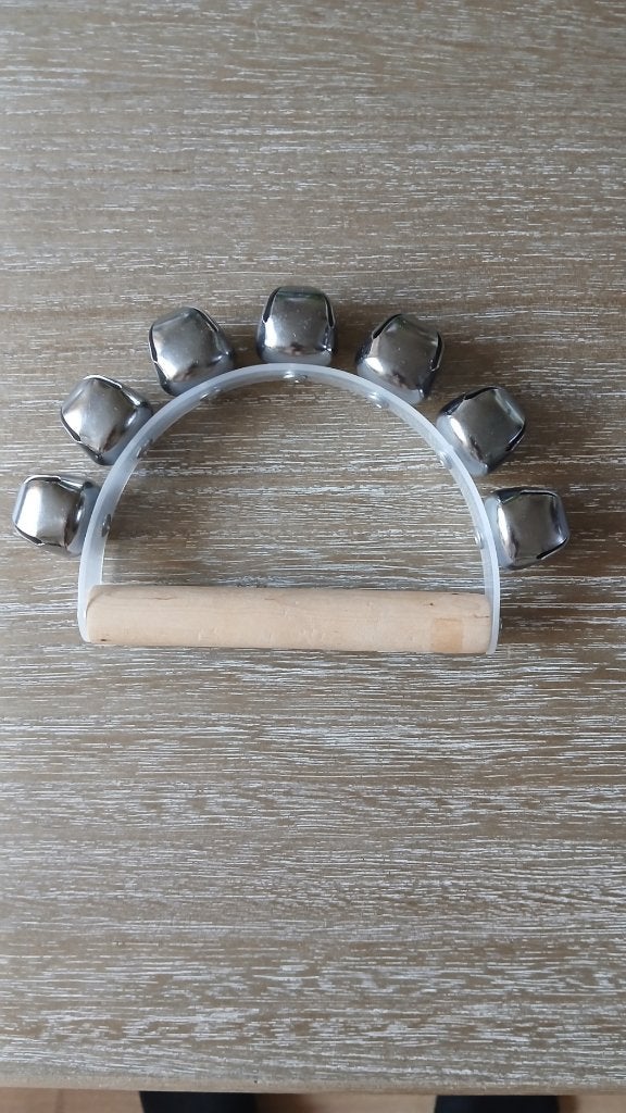 Tambourine Hand  7 Jingle Bells, Muziek en Instrumenten, Ophalen of Verzenden, Zo goed als nieuw, Melodische percussie