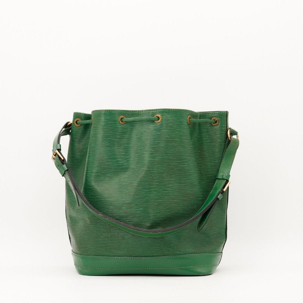 Louis Vuitton Noé Epi in groen handtas, Verzenden, Gebruikt, Groen, Handtas