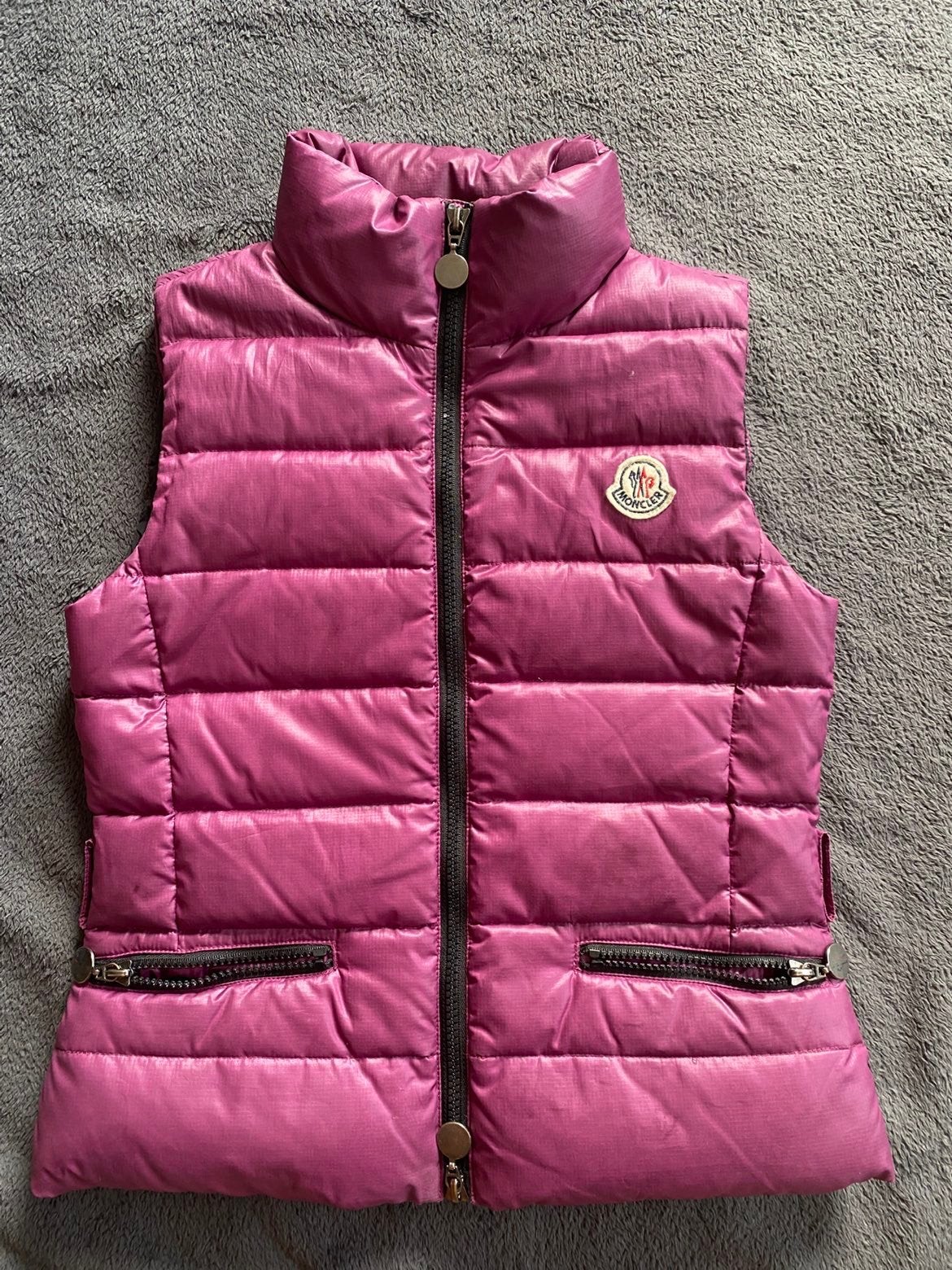 Moncler Tibb Gilet Paars Bodywarmer, Kleding | Heren, Ophalen of Verzenden, Zo goed als nieuw, Maat 46 (S) of kleiner, Paars