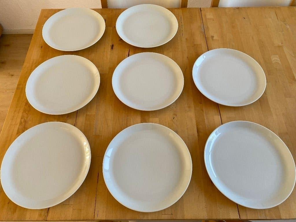 8 x Vivo wit Dinerbord Villeroy & Boch zgan 26,5 cm doorsnee, Huis en Inrichting, Vivo, Ophalen of Verzenden, Zo goed als nieuw