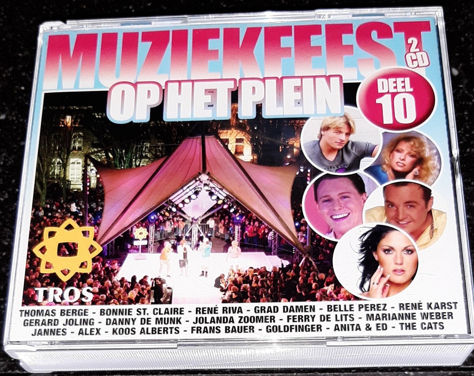 Muziekfeest op het plein deel 10 2cdbox, Ophalen of Verzenden, Zo goed als nieuw, Levenslied of Smartlap, Boxset