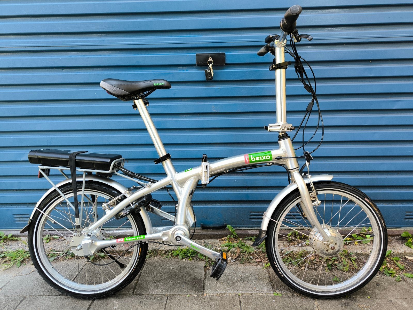 Beixo Compact Elektrische Vouwfiets met 7 Versnellingen, 20 inch of meer, Versnellingen, Ophalen of Verzenden, Zo goed als nieuw