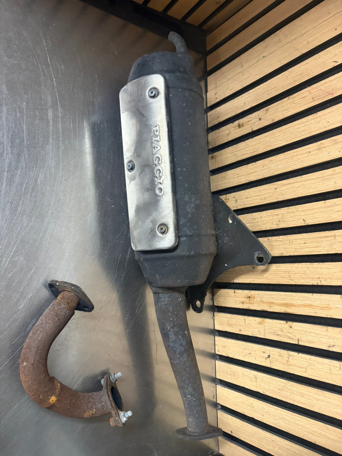 gilera / piaggio 50cc 2takt uitlaat, Ophalen